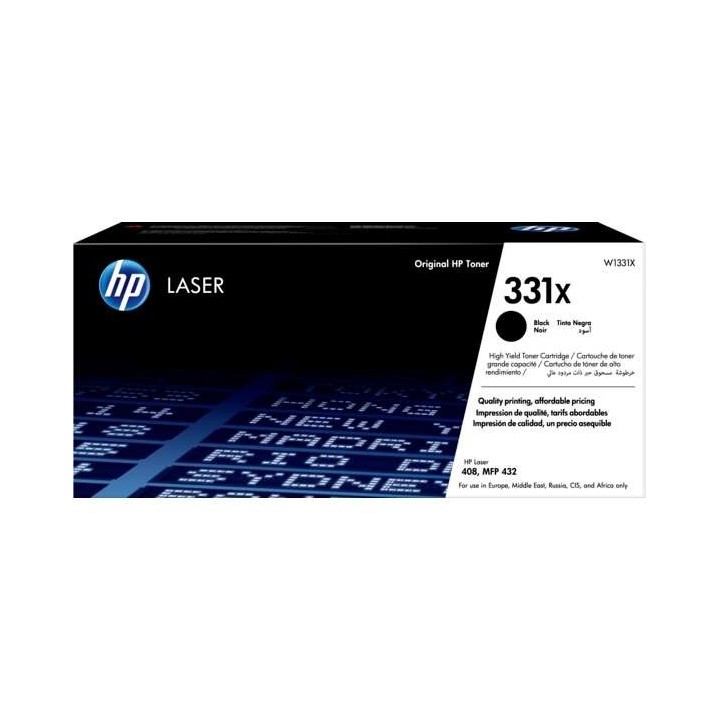 HP W1331X Preto Toner Original - 331X