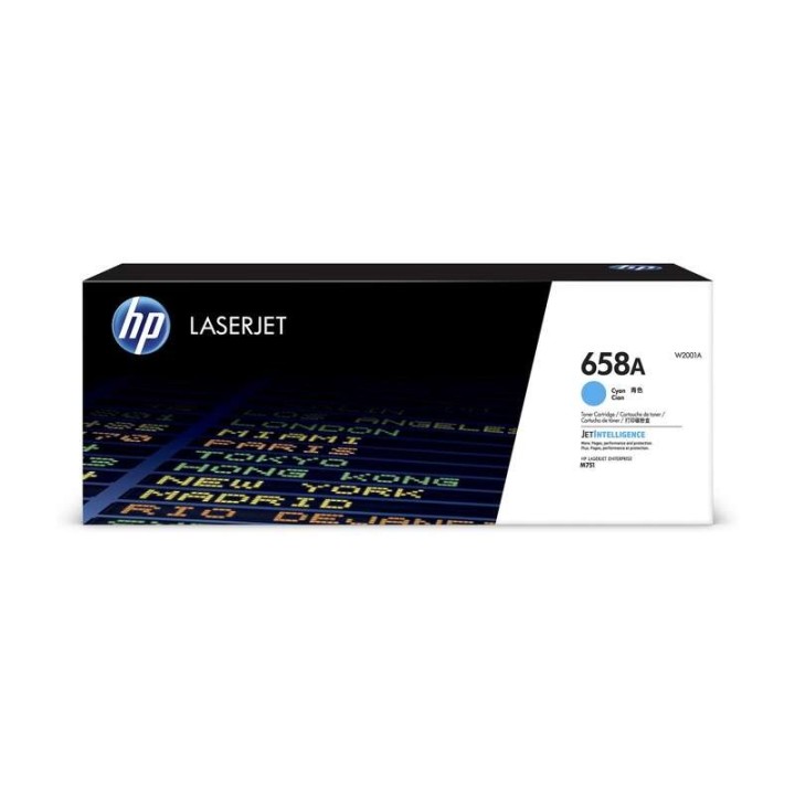 HP W2001A Ciano Toner Original - 658A