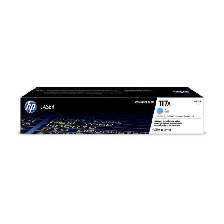 HP W2071A Ciano Toner Original - 117A