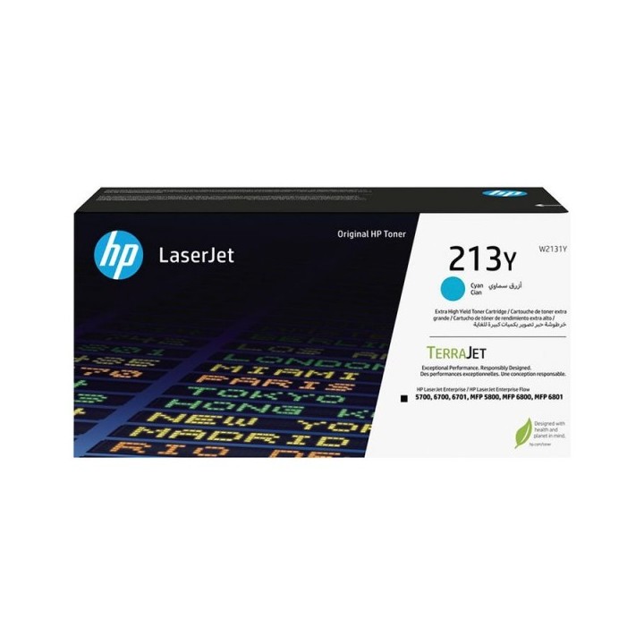 HP W2131E Ciano Toner Original - 213E