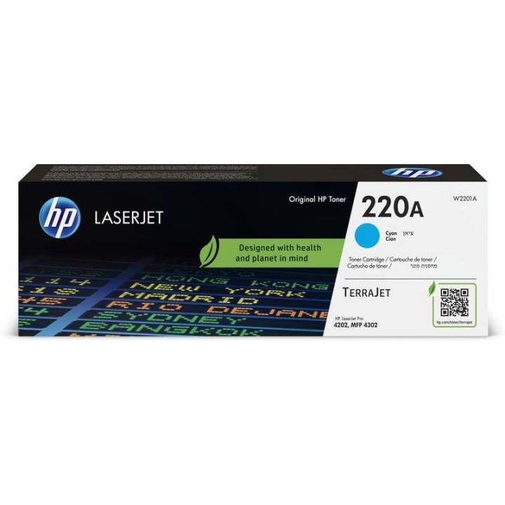 HP W2201A Ciano Toner Original - 220A