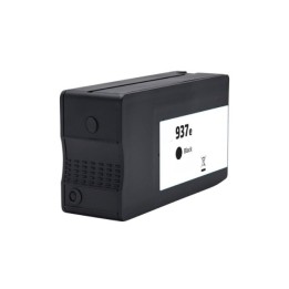 HP 937e XL Preto Tinteiro Pigmentada Compatível