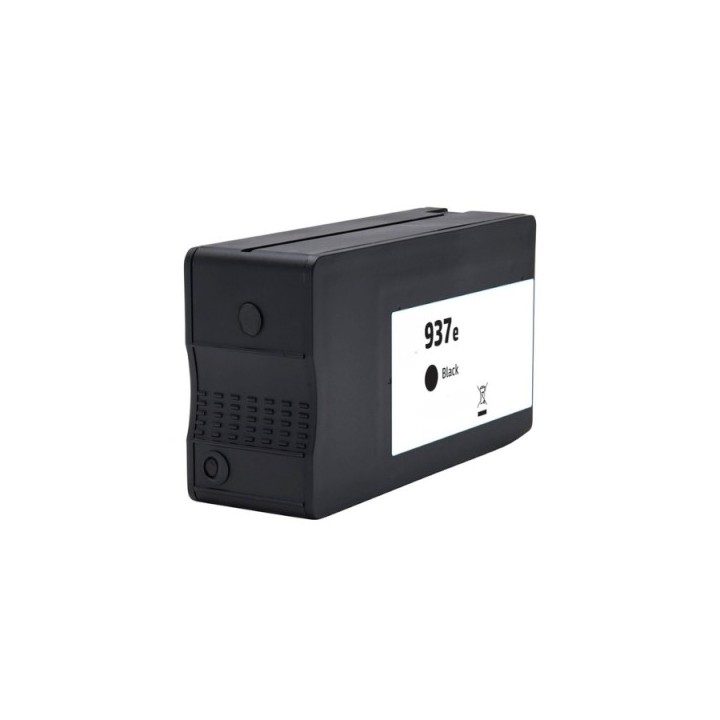 HP 937e XL Preto Tinteiro Pigmentada Compatível