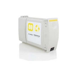 HP 80 Amarelo Tinteiro Compatível