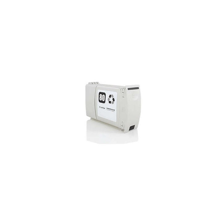 HP 80 Preto Tinteiro Pigmentada Compatível