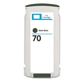 HP 70 Preto Mate Tinteiro Pigmentada Compatível
