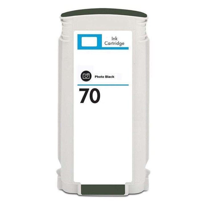 HP 70 Preto Photo Tinteiro Pigmentada Compatível