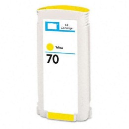 HP 70 Amarelo Tinteiro Pigmentada Compatível