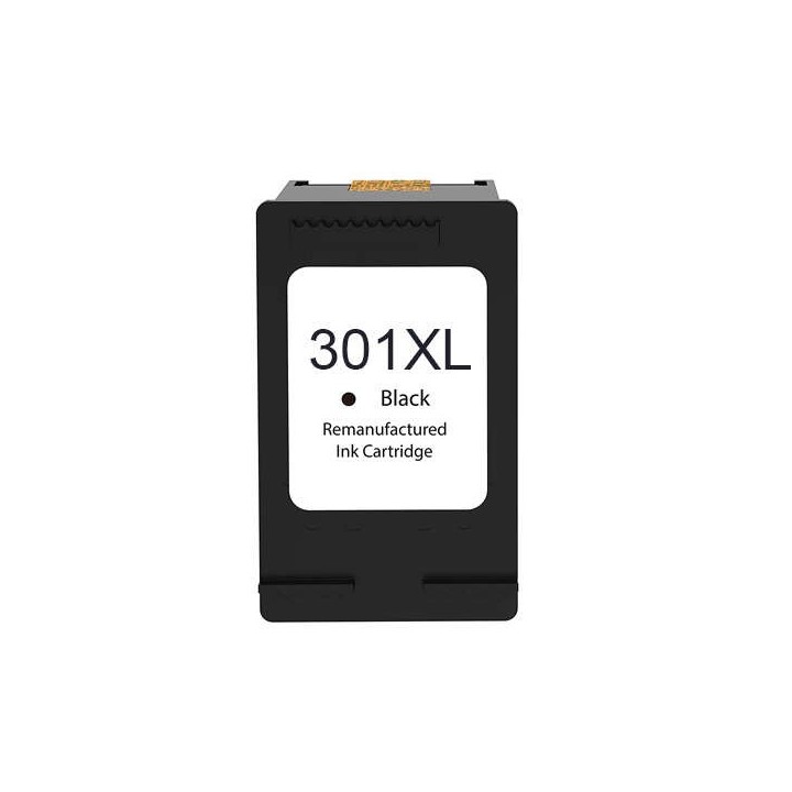 HP 301XL Preto Tinteiro - Muestra Nivel de Tinta Remanufaturado
