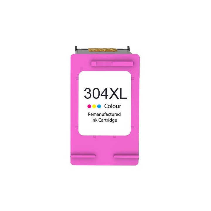 HP 304XL Cor Tinteiro - Muestra Nivel de Tinta Remanufaturado