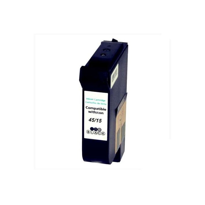 HP 45/15 Preto Tinteiro Pigmentada Compatível
