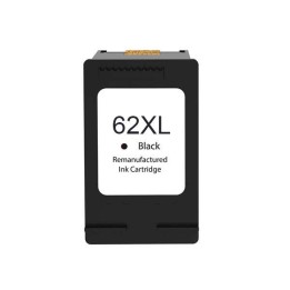 HP 62XL Preto Tinteiro Remanufaturado