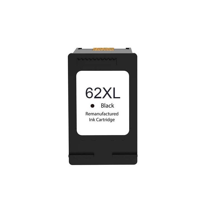 HP 62XL Preto Tinteiro Remanufaturado