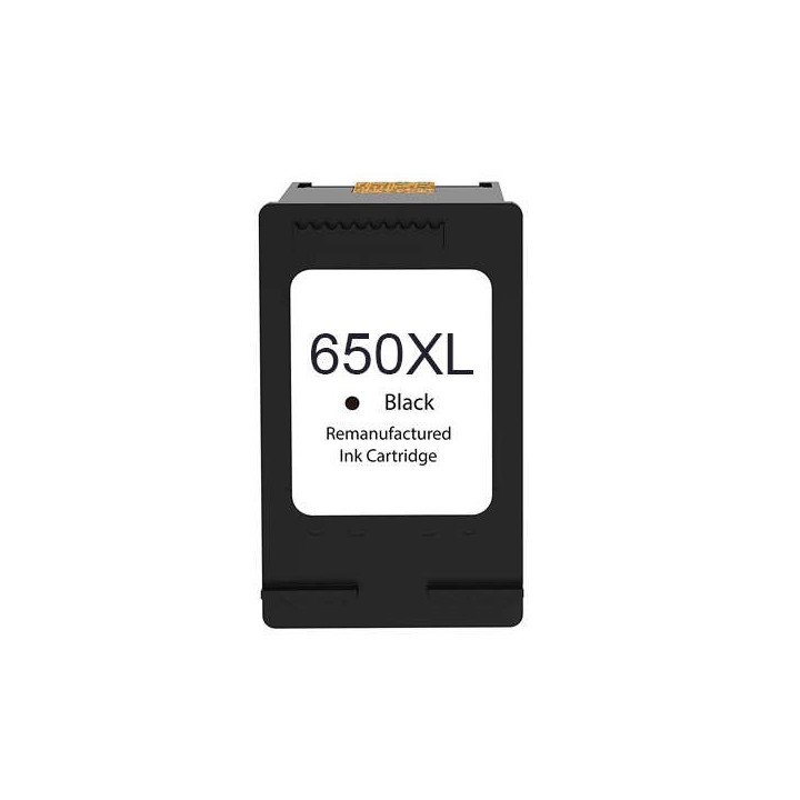 HP 650XL Preto Tinteiro Remanufaturado
