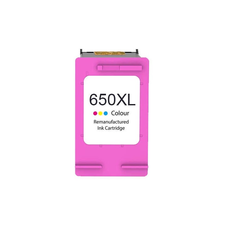 HP 650XL Cor Tinteiro Remanufaturado