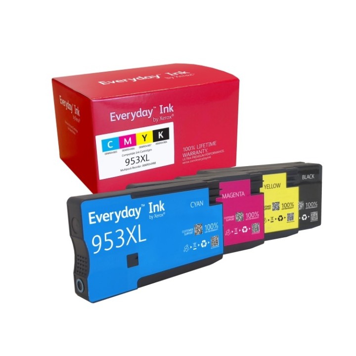 Xerox Everyday HP 953XL Pack de 4 Cartuchos de Tinta Remanufaturados