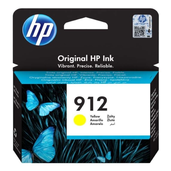 HP 912 Amarelo Tinteiro Original - 3YL79AE