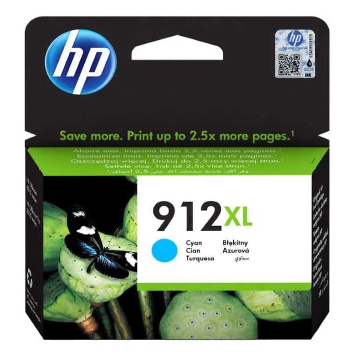 HP 912XL Ciano Tinteiro Original - 3YL81AE