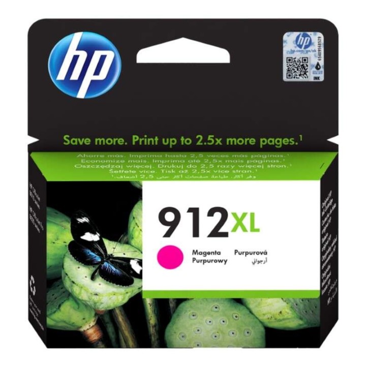 HP 912XL Magenta Tinteiro Original - 3YL82AE