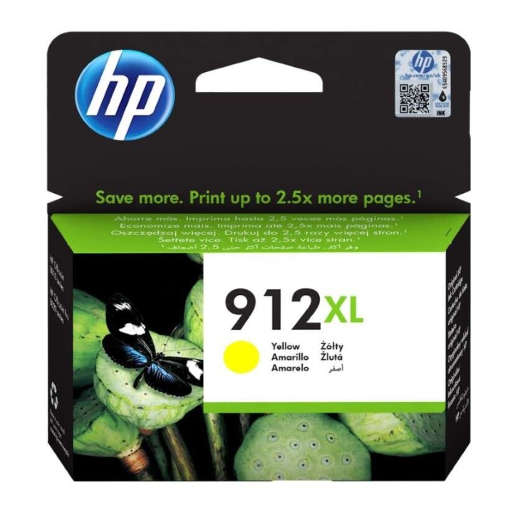 HP 912XL Amarelo Tinteiro Original - 3YL83AE