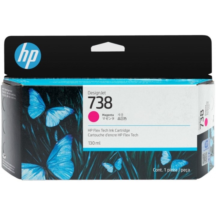 HP 498N6A Magenta Tinteiro Original - 738