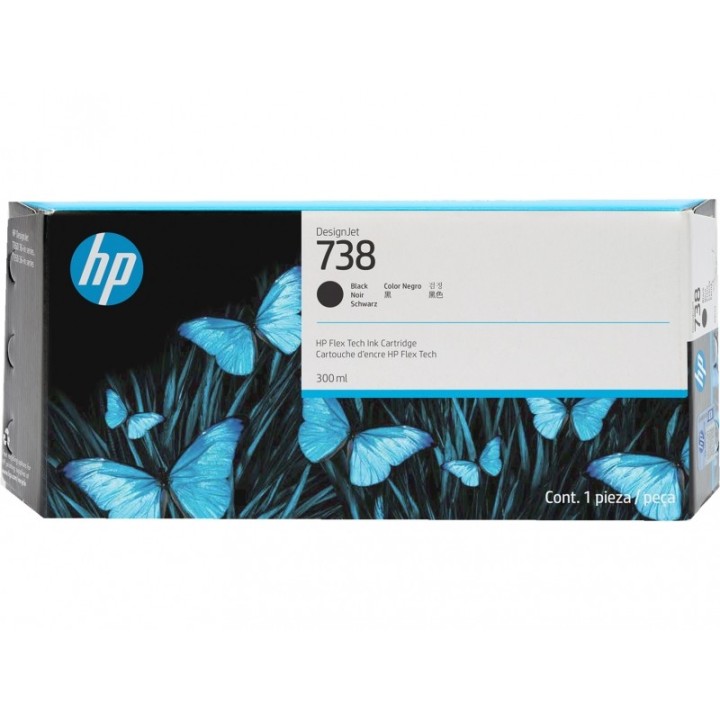 HP 498N8A Preto Tinteiro Original - 738