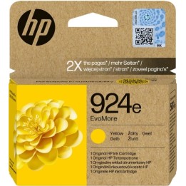 HP 924e XL Amarelo Tinteiro Original - 4K0U9NE