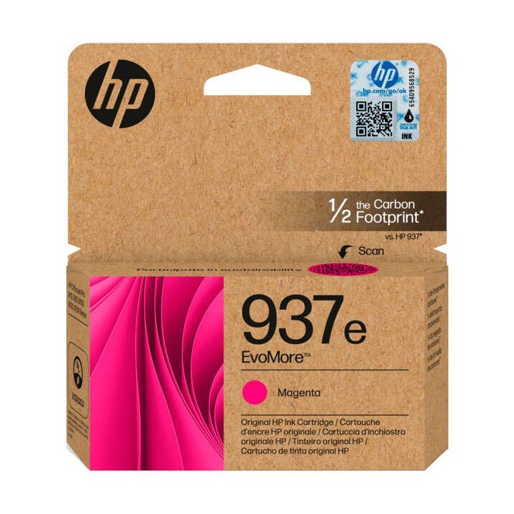 HP 937e XL Magenta Tinteiro Original - 4S6W7NE