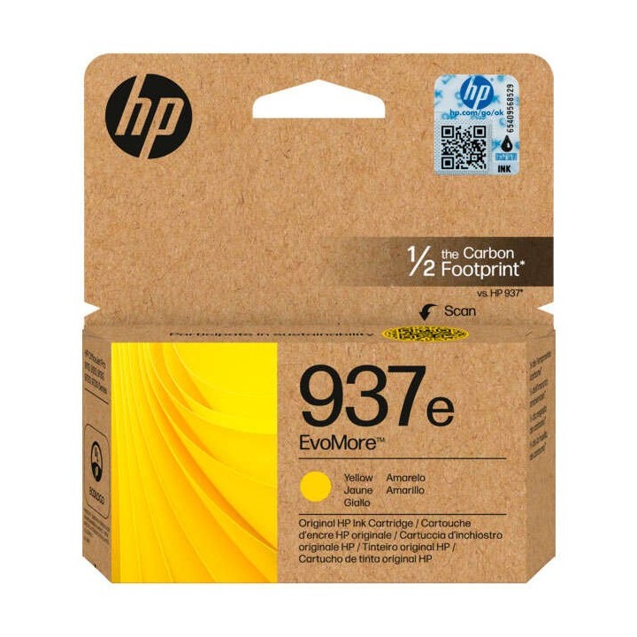 HP 937e XL Amarelo Tinteiro Original - 4S6W8NE