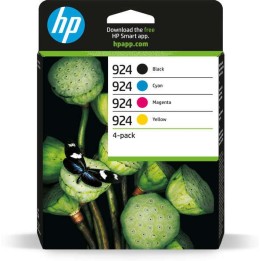 HP 924 Pack de 4 Cartuchos de Tinta Originais - 6C3Z1NE