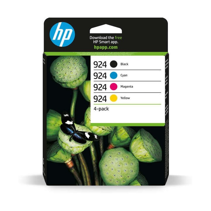 HP 924 Pack de 4 Cartuchos de Tinta Originais - 6C3Z1NE