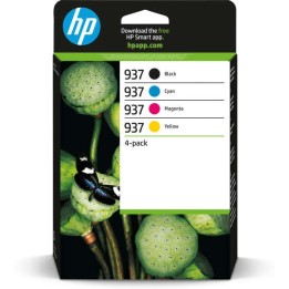 HP 937 Pack de 4 Cartuchos de Tinta Originais - 6C400NE