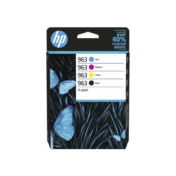 HP 963 Pack de 4 Cartuchos de Tinta Originais - 6ZC70AE