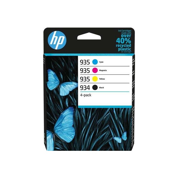 HP 934 + 935 Pack de 4 Cartuchos de Tinta Originais - 6ZC72AE