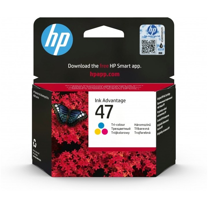 HP 6ZD61AE Cor Tinteiro Original - 47