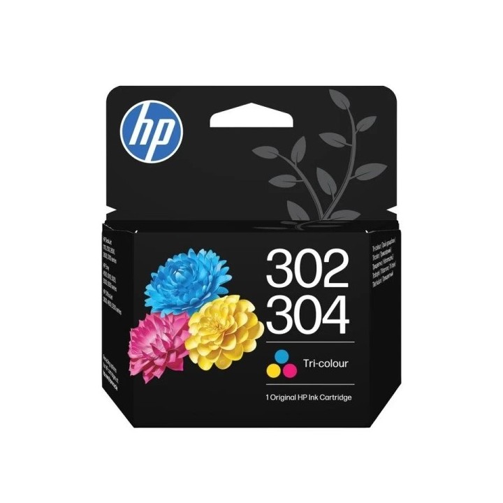 HP 302/304 Cor Tinteiro Original - B7RT6AE/F6U65AE/N9K05AE