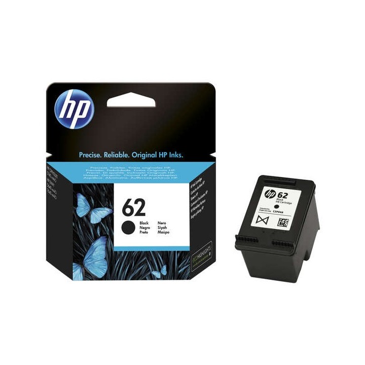 HP 62 Preto Tinteiro Original - C2P04AE