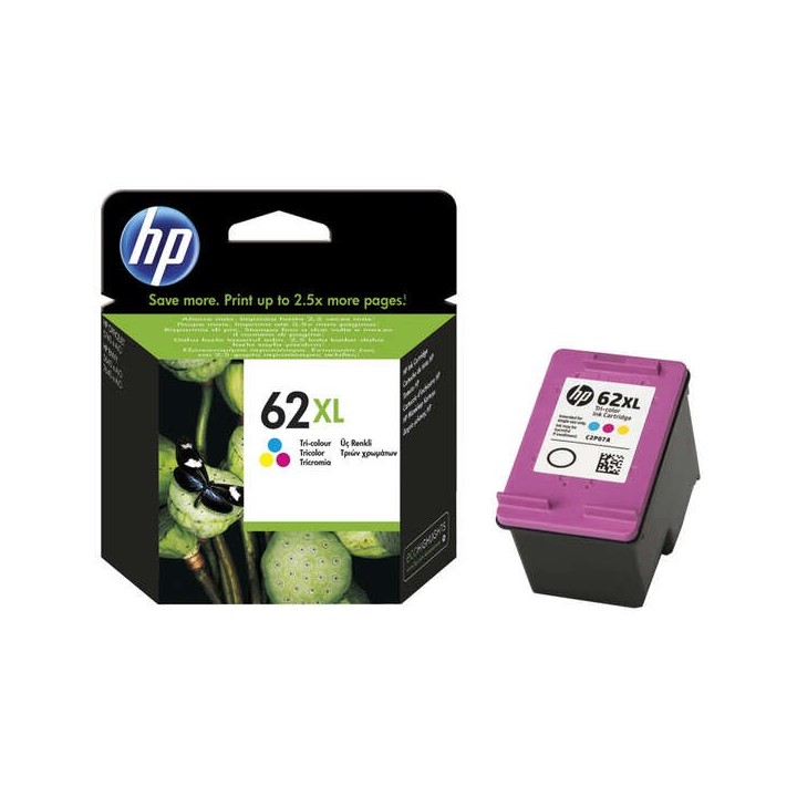 HP 62XL Cor Tinteiro Original - C2P07AE