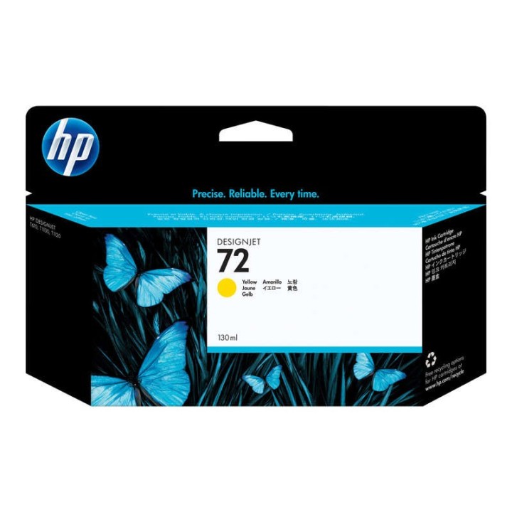 HP 72 Amarelo Tinteiro Original - C9373A