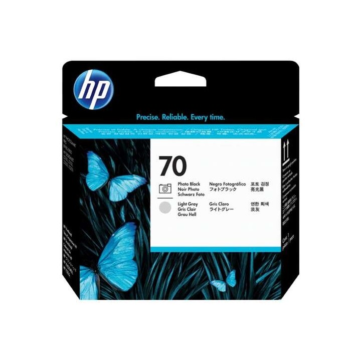 HP 70 Preto Photo/Cinzento Claro Cabeça de Impressão Original - C9407A