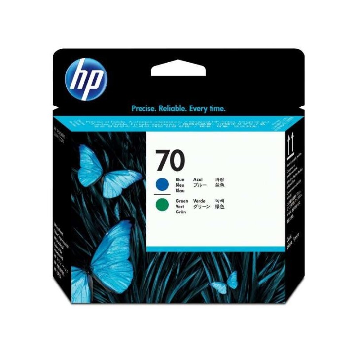 HP 70 Azul/Verde Cabeça de Impressão Original - C9408A