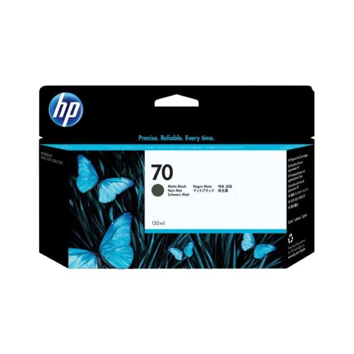 HP 70 Preto Mate Tinteiro Original - C9448A