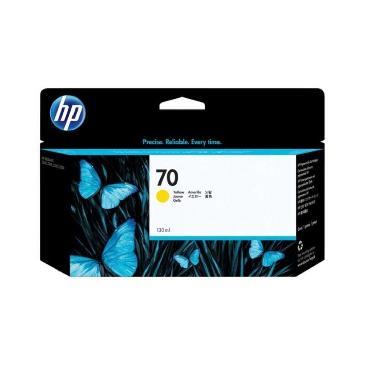 HP 70 Amarelo Tinteiro Original - C9454A