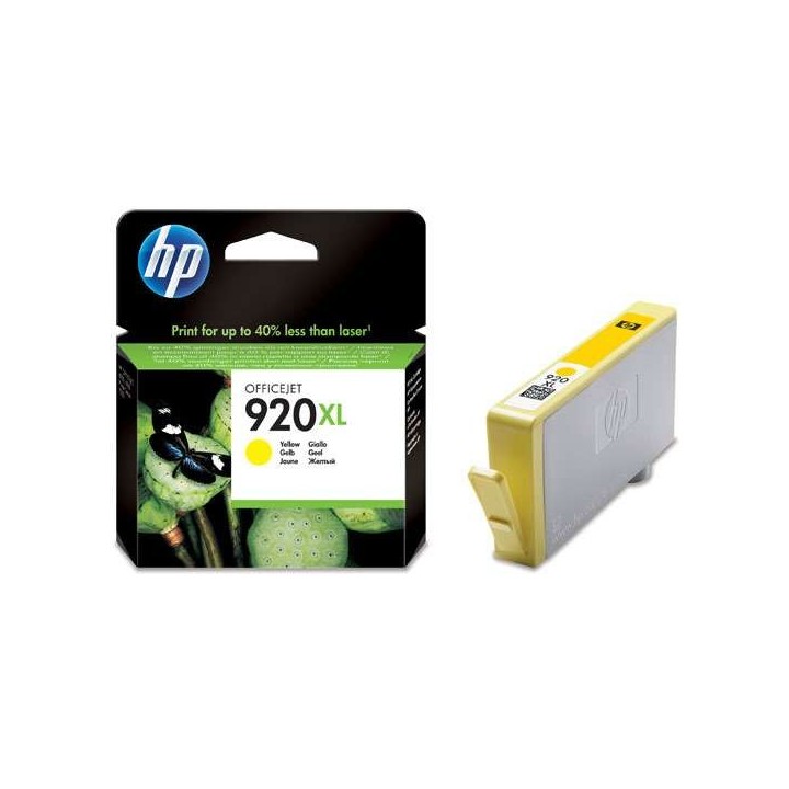 HP 920XL Amarelo Tinteiro Original - CD974AE