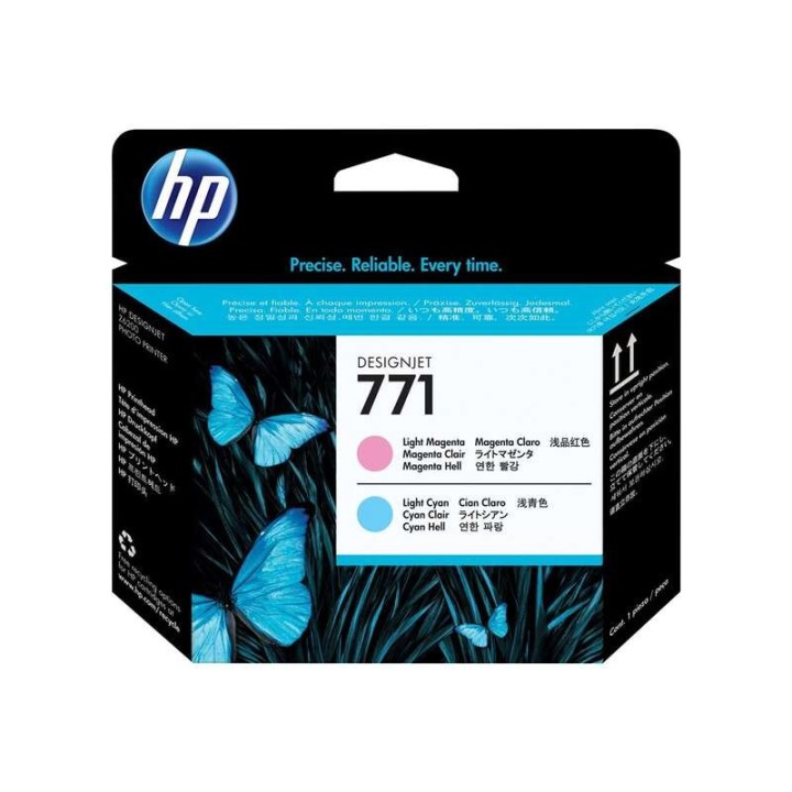 HP 771 Cabeça de Impressão Original - Ciano Light, Magenta Light - CE0