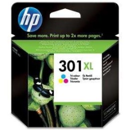 HP 301XL Cor Tinteiro Original - CH564EE