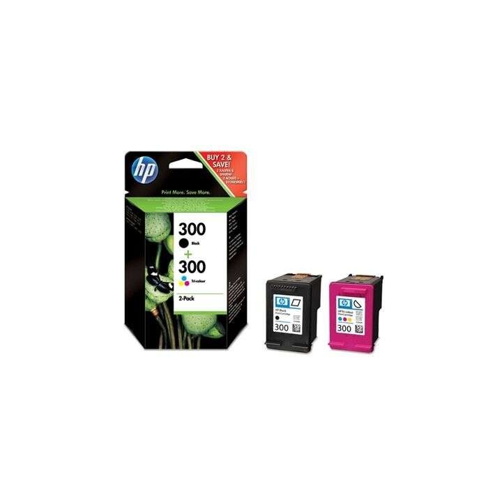 HP 300 Pack com 2 Cartuchos de Tinta Originais Preto + Cor - CN637EE/S