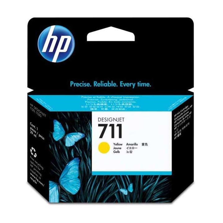 HP 711 Amarelo Tinteiro Original - CZ132A