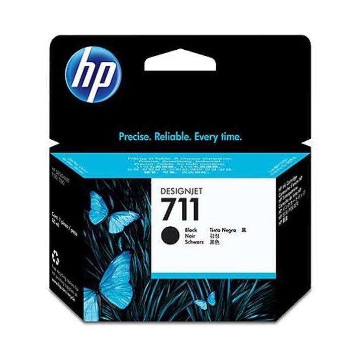 HP 711XL Preto Tinteiro Original - CZ133A