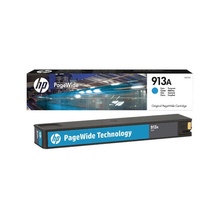 HP 913A Ciano Tinteiro Original - F6T77AE